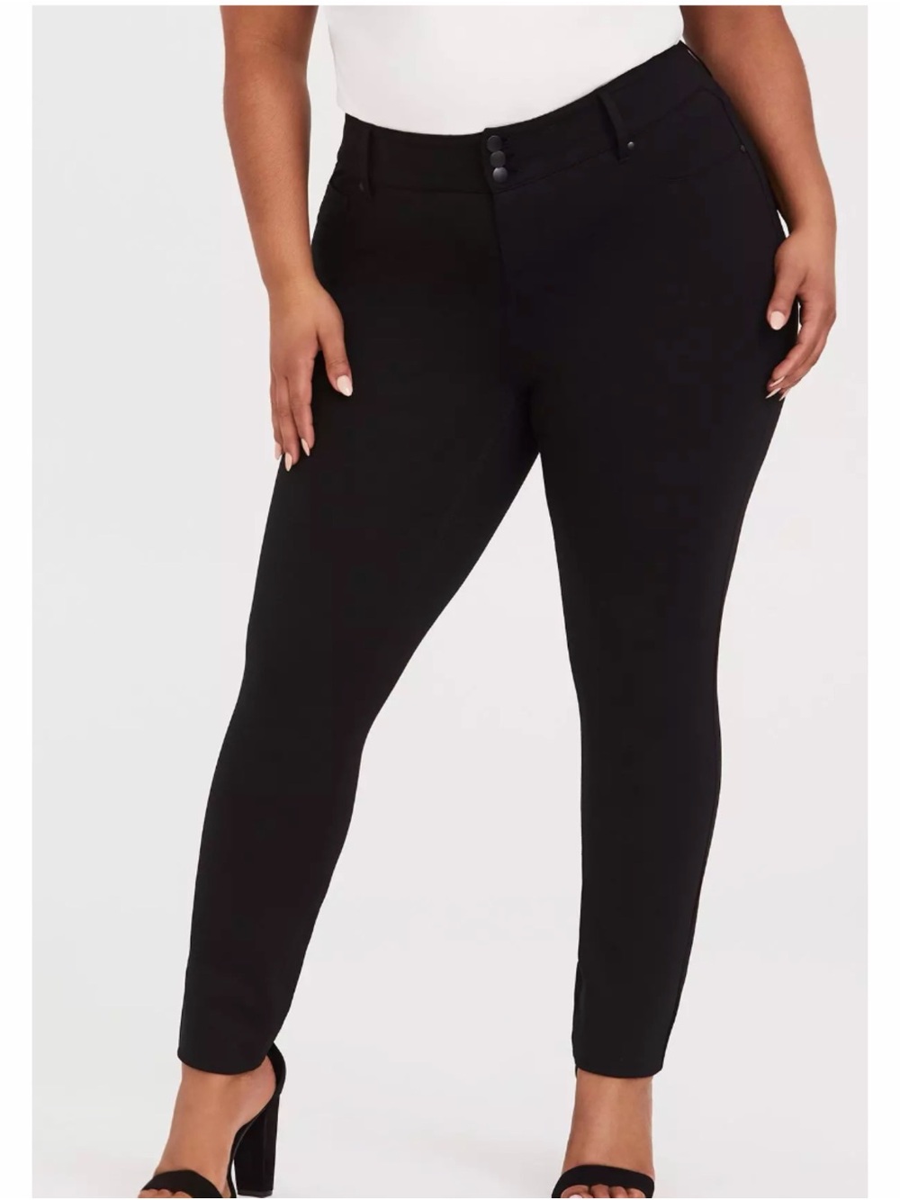 Torrid Ponte Stretch Jegging Black